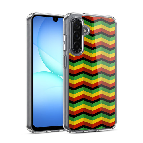 Head Case Designs Rasta Colour Patterns Zigzag Soft Gel Case for Samsung Galaxy A17 4G / 5G