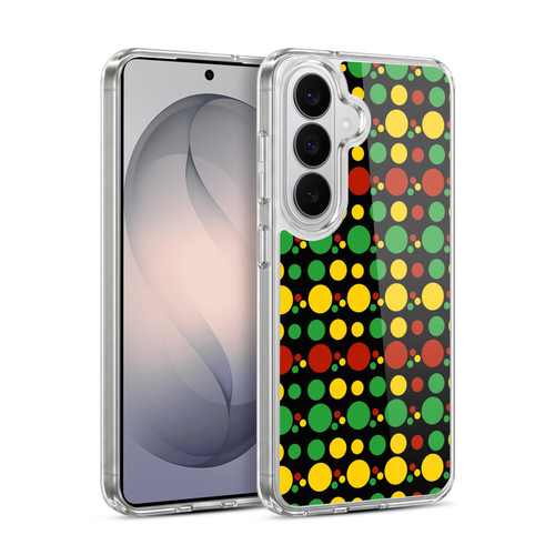 Head Case Designs Rasta Colour Patterns Circle Soft Gel Case for Samsung Galaxy S26 Plus