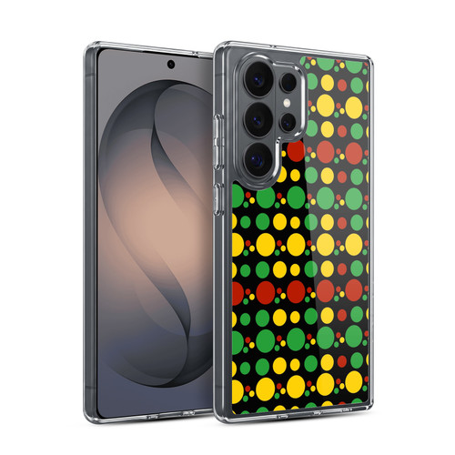 Head Case Designs Rasta Colour Patterns Circle Soft Gel Case for Samsung Galaxy S26 Ultra