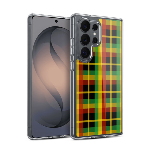 Head Case Designs Rasta Colour Patterns Plaid Soft Gel Case for Samsung Galaxy S26 Ultra