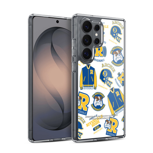 Riverdale Graphics 2 Bulldogs & Vixens Pattern Soft Gel Case for Samsung Galaxy S26 Ultra