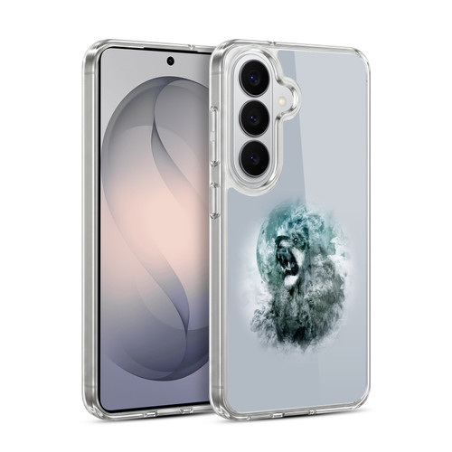 Riza Peker Animal Abstract Roaring Clouds Soft Gel Case for Samsung Galaxy S26