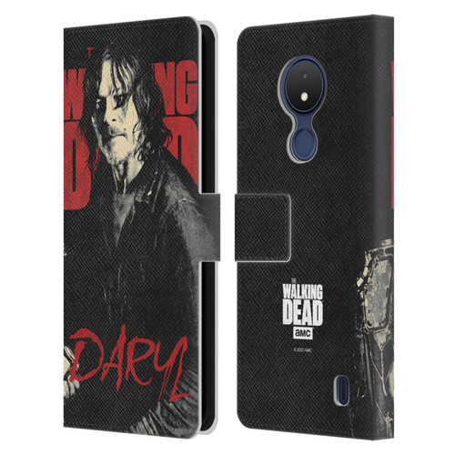 AMC The Walking Dead Season 10 Character Portraits Daryl Leather Book Wallet Case Cover For Nokia C21