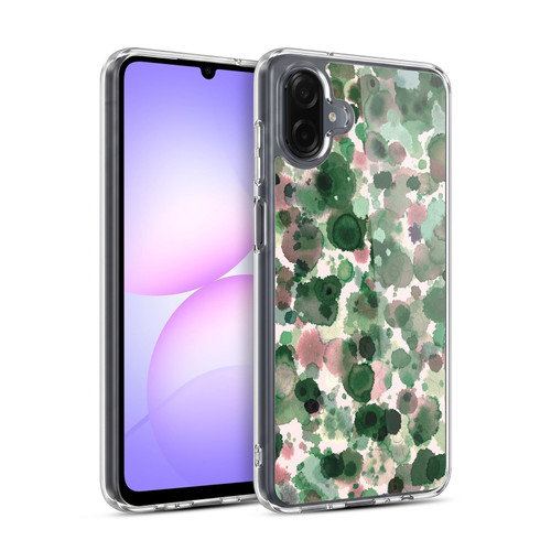 Ninola Pattern Abstract Green Moss Soft Gel Case for Samsung Galaxy A07 4G