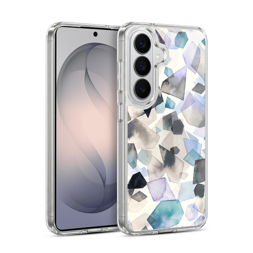 Ninola Pattern Abstract Crystals Blue Soft Gel Case for Samsung Galaxy S26