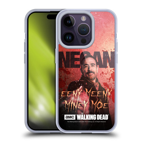 AMC The Walking Dead Negan Eeny Miney Coloured Soft Gel Case for Apple iPhone 14 Pro