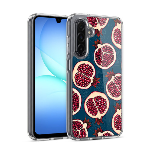 Katerina Kirilova Fruits & Foliage Patterns Pomegranate Slices Soft Gel Case for Samsung Galaxy A17 4G / 5G