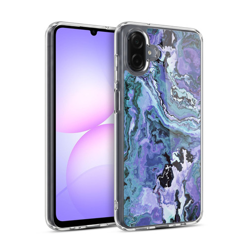 Haroulita Marble 2 Indigo Violet Soft Gel Case for Samsung Galaxy A07 4G