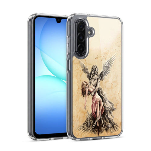 Sarah Richter Gothic Stone Angel Soft Gel Case for Samsung Galaxy A17 4G / 5G