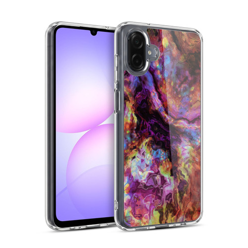 Haroulita Marble 2 Red Purple Soft Gel Case for Samsung Galaxy A07 4G
