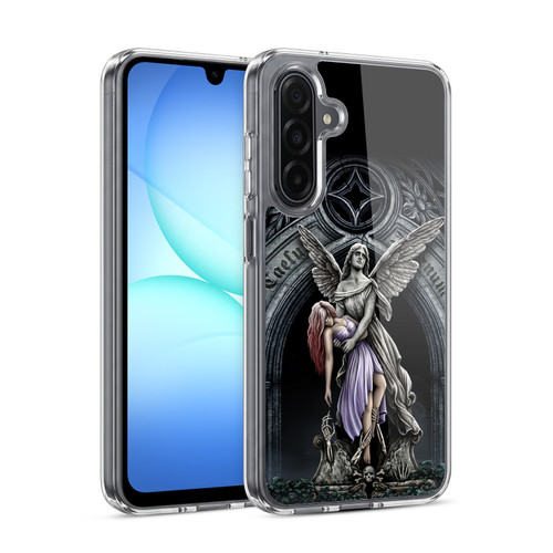 Sarah Richter Gothic Stone Angel With Skull Soft Gel Case for Samsung Galaxy A17 4G / 5G