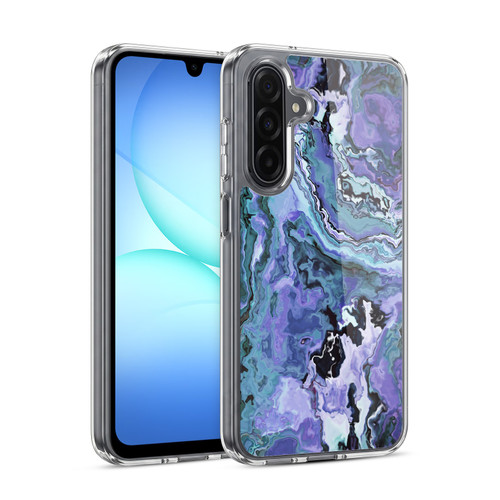 Haroulita Marble 2 Indigo Violet Soft Gel Case for Samsung Galaxy A17 4G / 5G