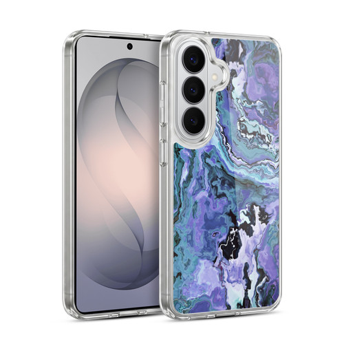 Haroulita Marble 2 Indigo Violet Soft Gel Case for Samsung Galaxy S26 Plus