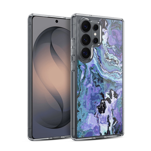 Haroulita Marble 2 Indigo Violet Soft Gel Case for Samsung Galaxy S26 Ultra