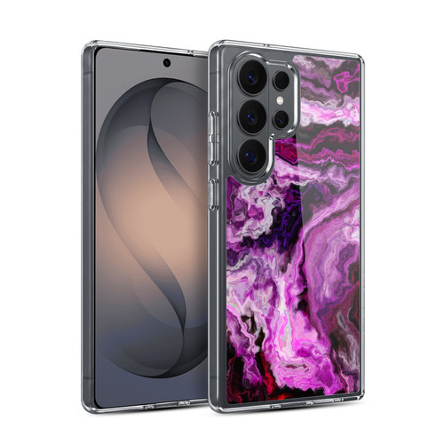 Haroulita Marble 2 Purple Mauve Soft Gel Case for Samsung Galaxy S26 Ultra