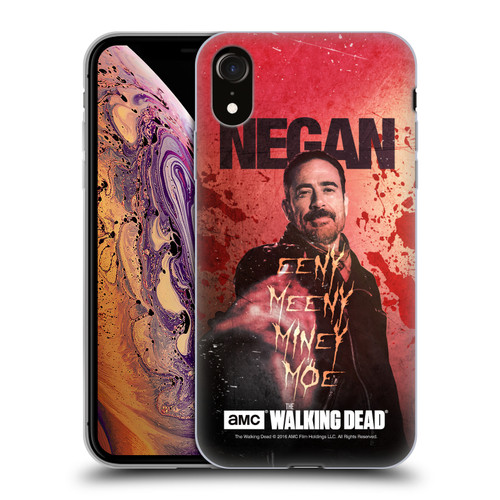 AMC The Walking Dead Negan Eeny Miney Coloured Soft Gel Case for Apple iPhone XR