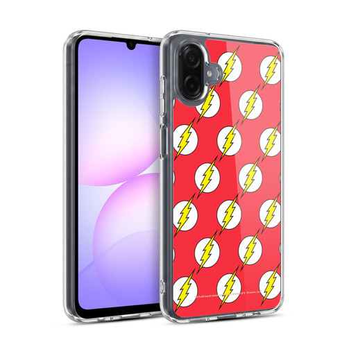 The Flash DC Comics Logo Pattern Soft Gel Case for Samsung Galaxy A07 4G