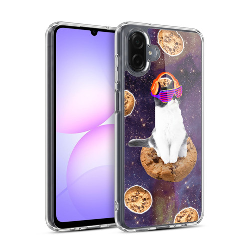Random Galaxy Space Cat Dream Cookie Galaxy Soft Gel Case for Samsung Galaxy A07 4G
