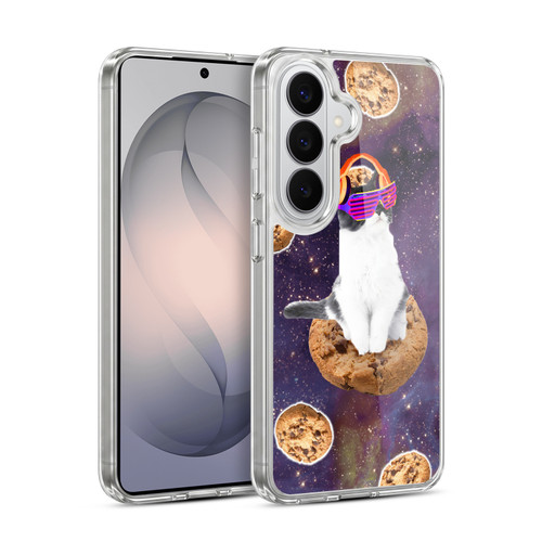 Random Galaxy Space Cat Dream Cookie Galaxy Soft Gel Case for Samsung Galaxy S26