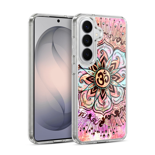 Head Case Designs Om Pink Spatter Soft Gel Case for Samsung Galaxy S26 Plus