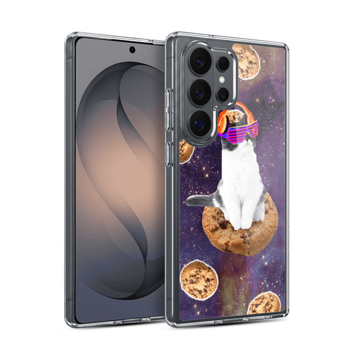 Random Galaxy Space Cat Dream Cookie Galaxy Soft Gel Case for Samsung Galaxy S26 Ultra