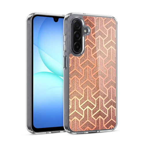 Head Case Designs Textured Art Deco Patterns Isometric Tile Soft Gel Case for Samsung Galaxy A17 4G / 5G