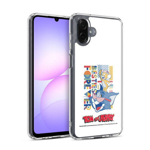 Tom and Jerry Color Blocks Besties Forever Soft Gel Case for Samsung Galaxy A07 4G