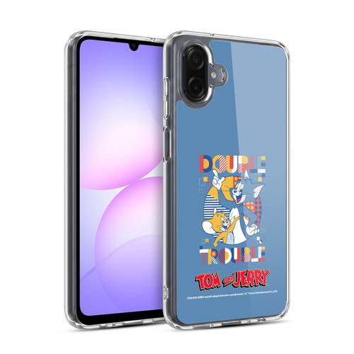Tom and Jerry Color Blocks Double Trouble Soft Gel Case for Samsung Galaxy A07 4G