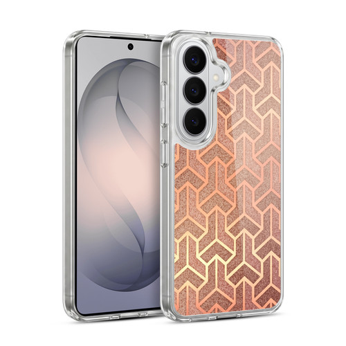 Head Case Designs Textured Art Deco Patterns Isometric Tile Soft Gel Case for Samsung Galaxy S26 Plus