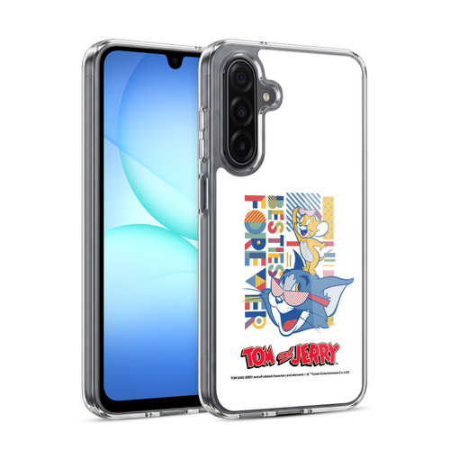 Tom and Jerry Color Blocks Besties Forever Soft Gel Case for Samsung Galaxy A17 4G / 5G