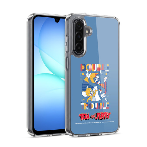 Tom and Jerry Color Blocks Double Trouble Soft Gel Case for Samsung Galaxy A17 4G / 5G