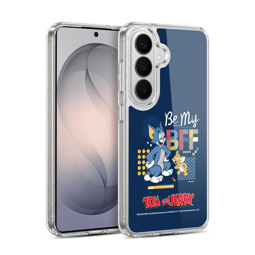 Tom and Jerry Color Blocks Be My Bff Soft Gel Case for Samsung Galaxy S26