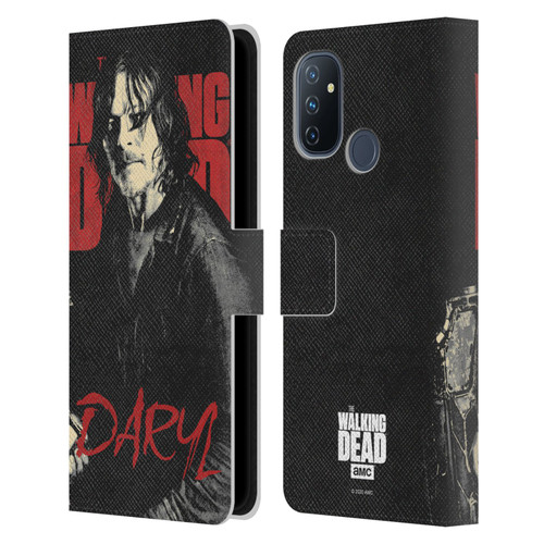 AMC The Walking Dead Season 10 Character Portraits Daryl Leather Book Wallet Case Cover For OnePlus Nord N100