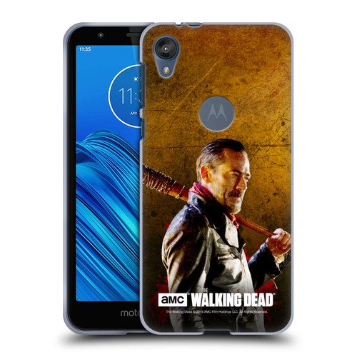 AMC The Walking Dead Negan Lucille 1 Soft Gel Case for Motorola Moto E6