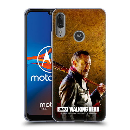 AMC The Walking Dead Negan Lucille 1 Soft Gel Case for Motorola Moto E6 Plus