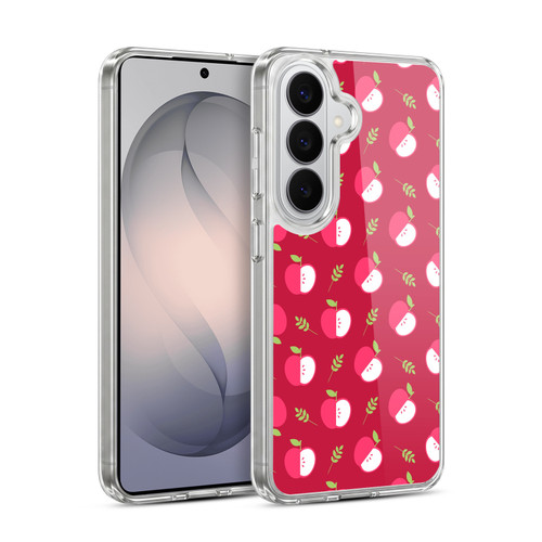 Head Case Designs Fruit Patterns Red Soft Gel Case for Samsung Galaxy S26