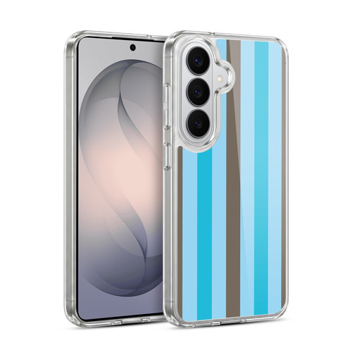 Head Case Designs Vertical Stripes Choco Bubblegum Soft Gel Case for Samsung Galaxy S26