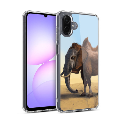Vincent Hie Animals Camelelphant Soft Gel Case for Samsung Galaxy A07 4G