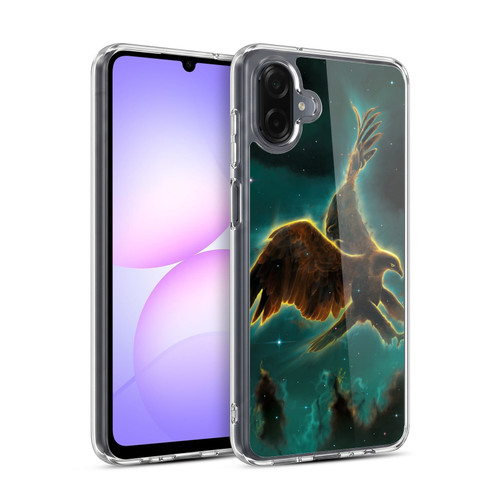 Vincent Hie Animals Eagle Galaxy Soft Gel Case for Samsung Galaxy A07 4G