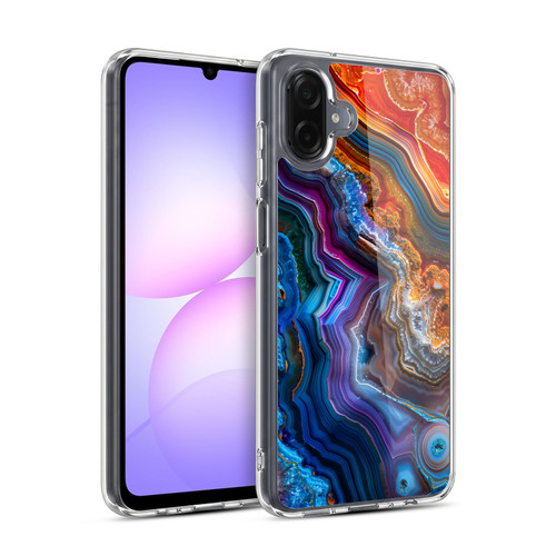 Haroulita Agates Multicolor Soft Gel Case for Samsung Galaxy A07 4G