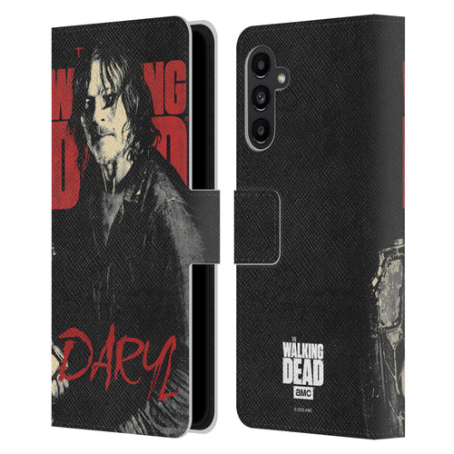 AMC The Walking Dead Season 10 Character Portraits Daryl Leather Book Wallet Case Cover For Samsung Galaxy A13 5G (2021)