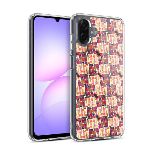 Ninola Patterns Minimal Crochet Soft Gel Case for Samsung Galaxy A07 4G