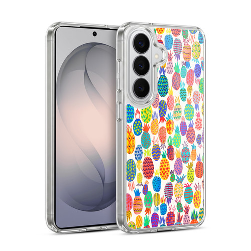 Ninola Patterns Cute Pineapples Soft Gel Case for Samsung Galaxy S26