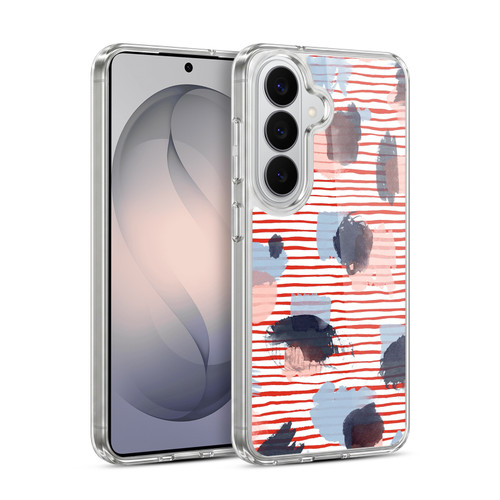 Ninola Patterns Graphic Thoughts Dots Red Soft Gel Case for Samsung Galaxy S26