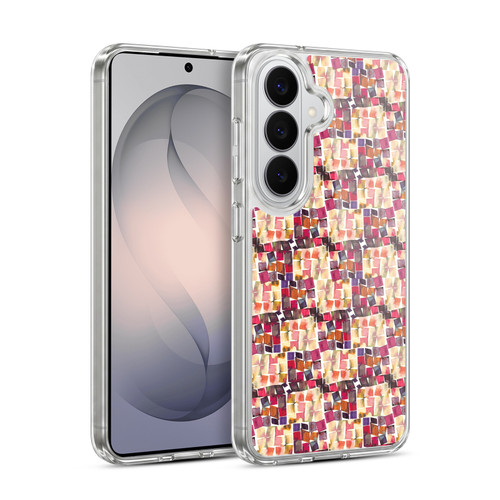 Ninola Patterns Minimal Crochet Soft Gel Case for Samsung Galaxy S26 Plus