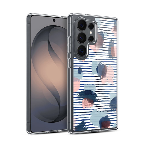 Ninola Patterns Graphic Thoughts Dots Blue Soft Gel Case for Samsung Galaxy S26 Ultra