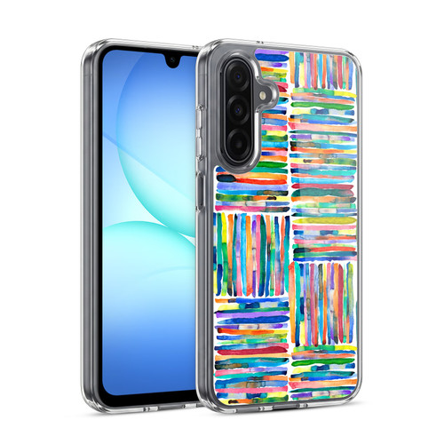 Ninola Patterns 4 Handpainted Stripes Multi Soft Gel Case for Samsung Galaxy A17 4G / 5G