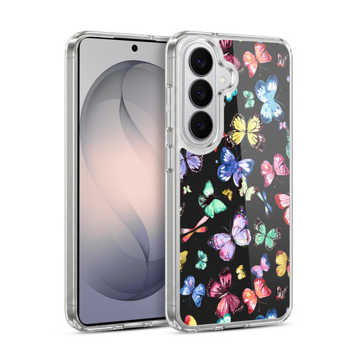 Ninola Patterns 4 Butterflies Black Multi Soft Gel Case for Samsung Galaxy S26