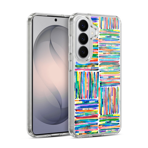 Ninola Patterns 4 Handpainted Stripes Multi Soft Gel Case for Samsung Galaxy S26 Plus