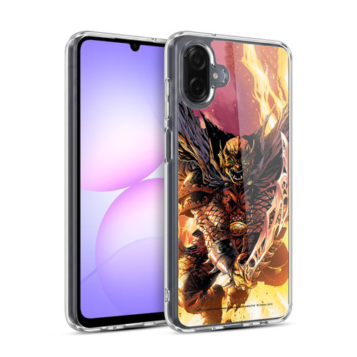 Justice League DC Comics Dark Comic Art Etrigan Demon Knights Soft Gel Case for Samsung Galaxy A07 4G